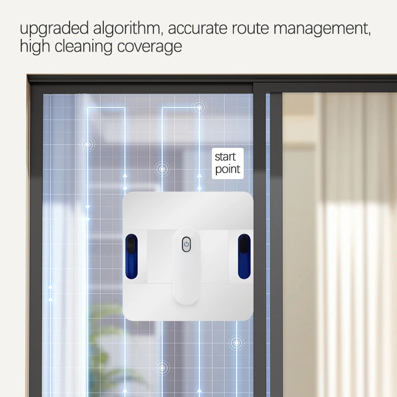 Anti-falL Outside  high building glass washer water spray vacuum cleaner window cleaning robot