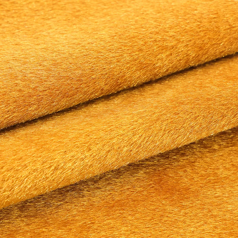 Wholesale Manufacturer Faux Horse Hair Fur Super Soft Short Fake Fur Horsehair Fabric for Clothing Hat Craft