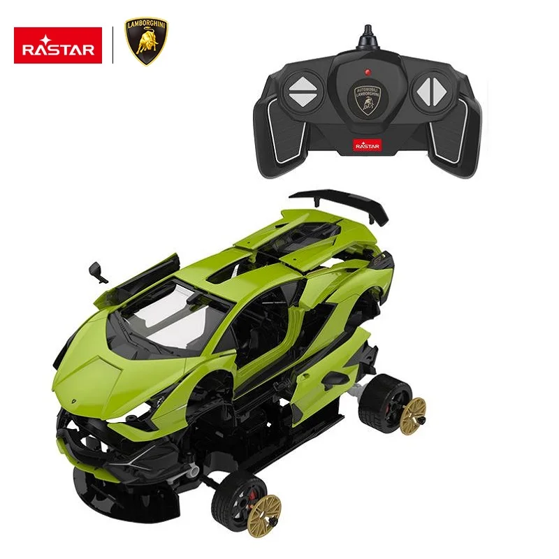2022 Rastar R/C 1:18 Lamborghini Sian Building kit  Model Car  remote control car rc car toys bricks plastic building block set