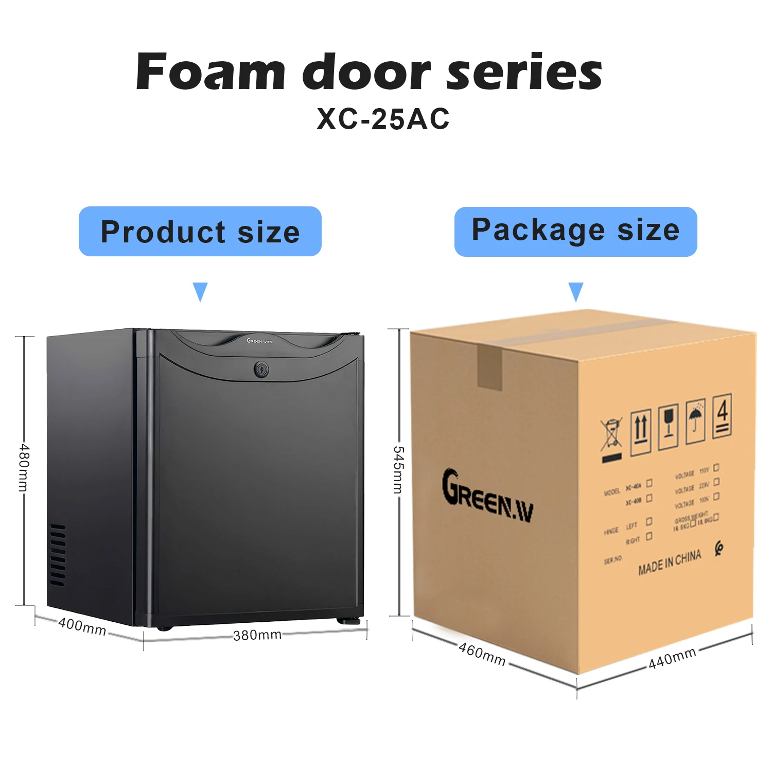 2024 new 25L refrigerator, portable household refrigerator, compact mini bar refrigerator