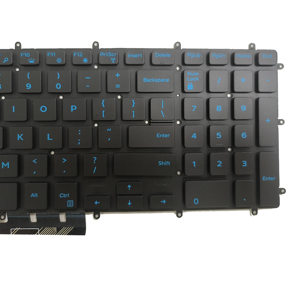 blue backlight  English US  Keyboard For Dell Inspiron G3 15 3579 3779 G5 15 5587 G7 15 7588  Laptop