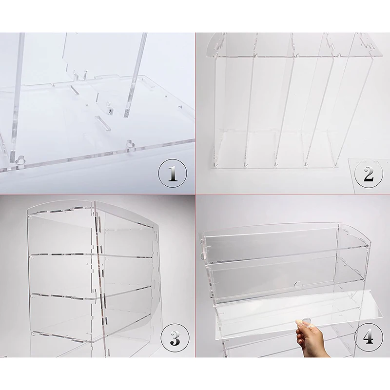 Acrylic Display Pastry Cabinet Cakes Donuts Cupcakes Pastries