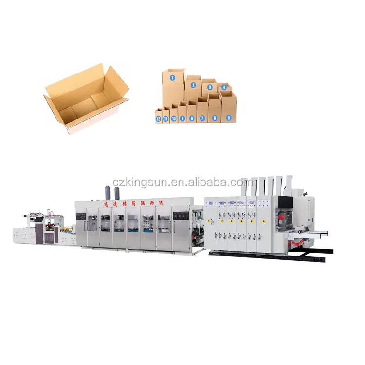The Carton Box Making Machine/All-inline Production Line