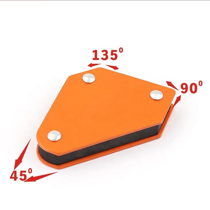 4pc Mini Welding Magnet Bracket Iron Magnetic Suction Right Angle Magnet Oblique Multiple Angles 9 lbs Magnetic Welding Locator