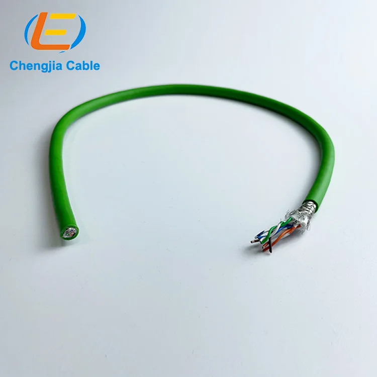 Rj45 8Pin X-Coded Male Female Waterproof Rj45 15M Cat 10 Ethernet Atex Certified Cable