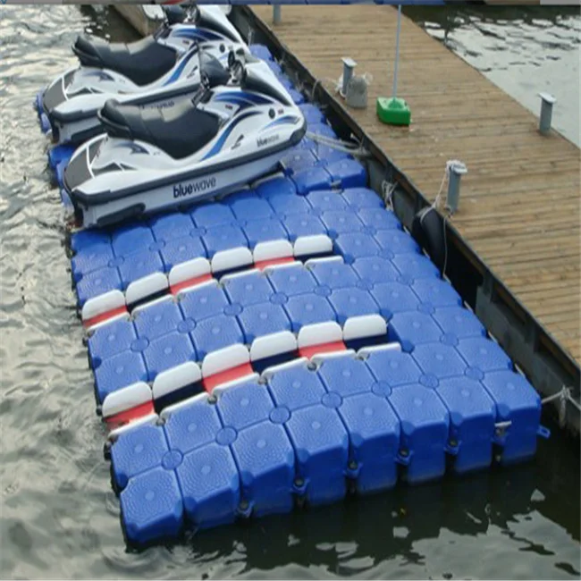 Best selling pontoon boat lift floating jet ski dock floats platform on water