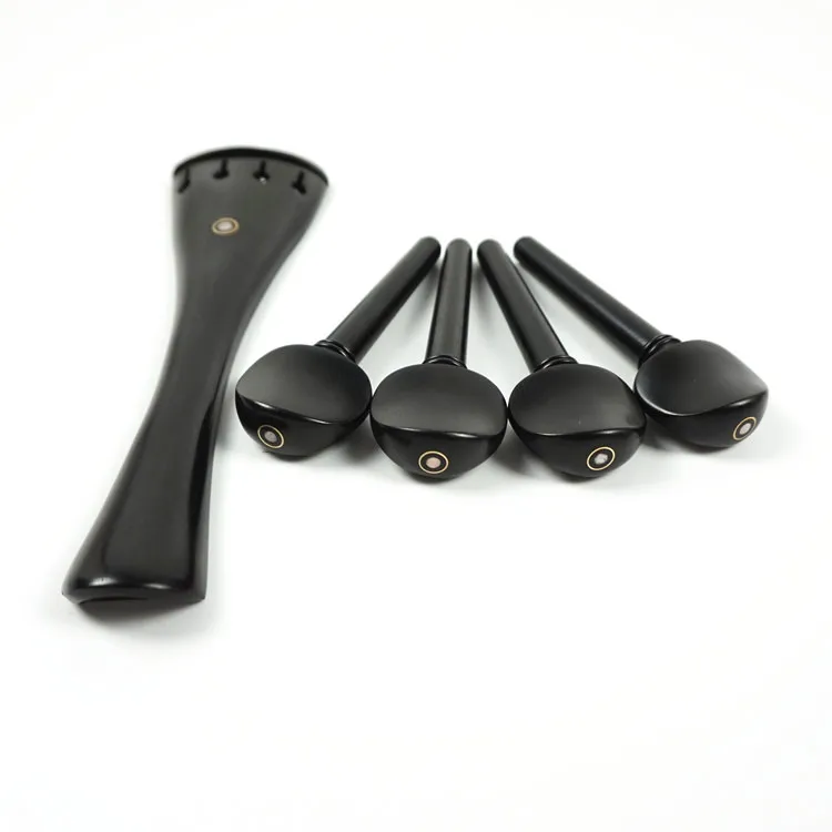 One Set 5pcs Cello Accessories Set Cello Pegs and Tailpiece