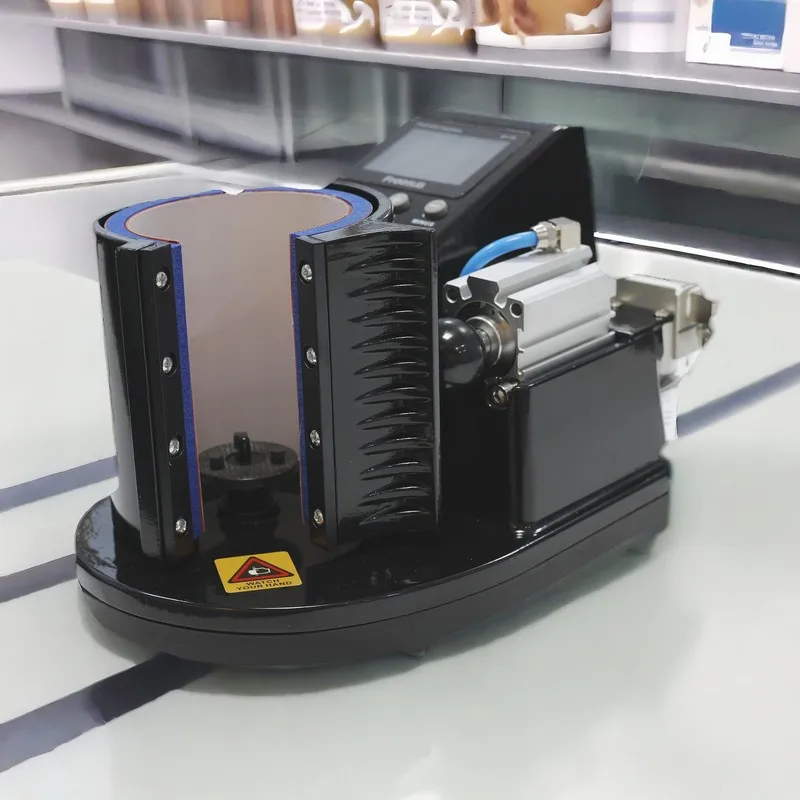 New ST-110 Pneumatic Mug Heat Press Machine Sublimation Printer 2D Digital Thermal Mug Printing Machine