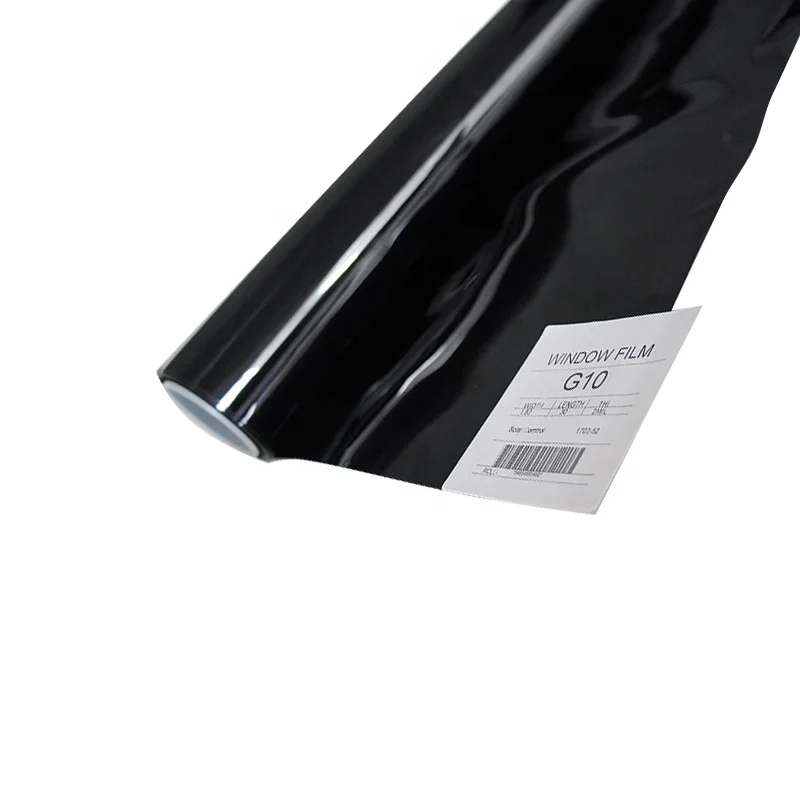 6% VLT Black Color Privacy Tint Glass Cling Coverings UV Reflective Sun Blocking Heat Control Nano Ceramic Window Tint Film