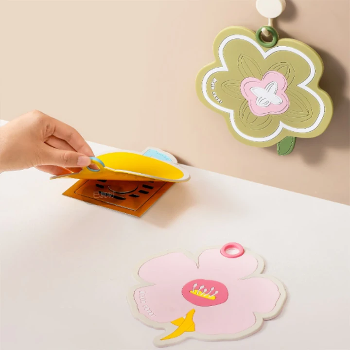 Kitchen Bathroom Shower Drain Cover Strainer Silicone Hair Stopper Sink Strainer For Hair Catcher Sewer Smell Removal Seal Cover