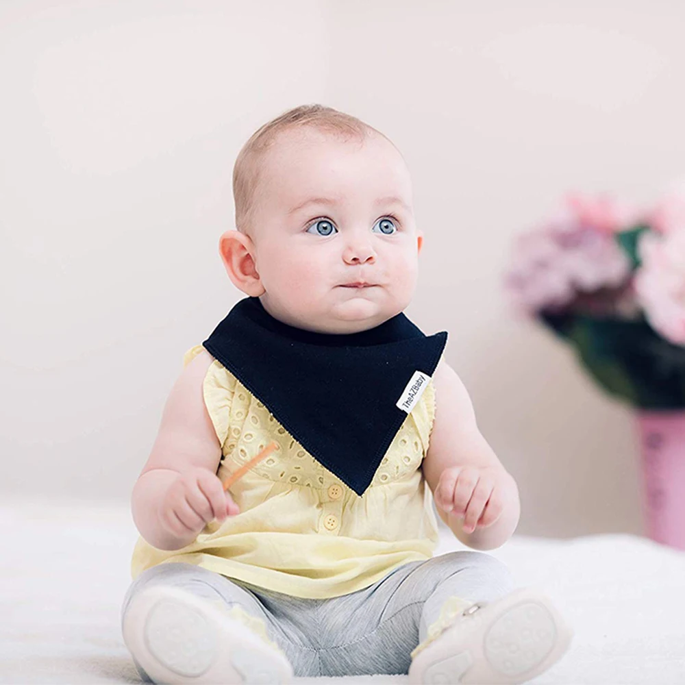 
organic cotton baby bandana bibs drool bibs bandana Snap Drool Bibs for Baby Boys for Drooling Eating Teething 