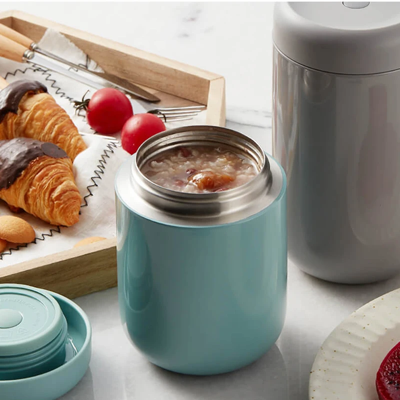 Xiaomi Mijia BergHOFF Insulation Tank 750/500ml Stainless Steel Braised Beaker 24h Thermos Food Container Multi-Purpose Mini Pot
