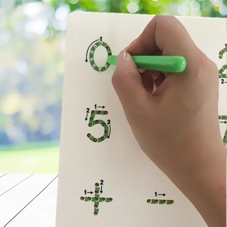 Hot Sale Magnetic Numbers And English letters Writing Learning Board Plastic Educational For Kids