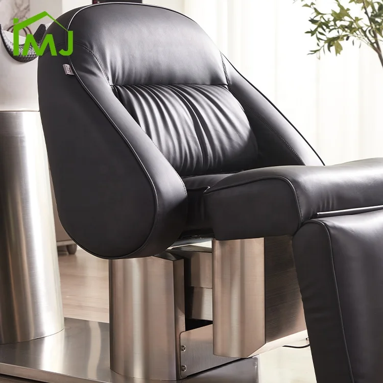 Luxury Electric adjustable lift salon Barber shop hair wash bed shampoo bowl chair