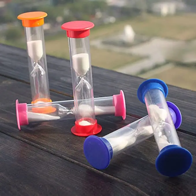 Песочные таймеры 1/3/5/10/15/30 минут песочные часы для детей пластиковые