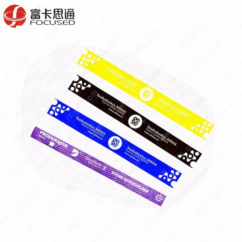Disposable dupoint paper material rfid nfc wristband/wrist strap