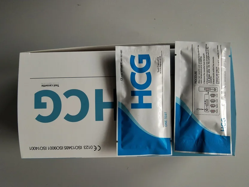 Cassette format and Urine specimen HCG pregnancy test Glob Biotech with lowest price