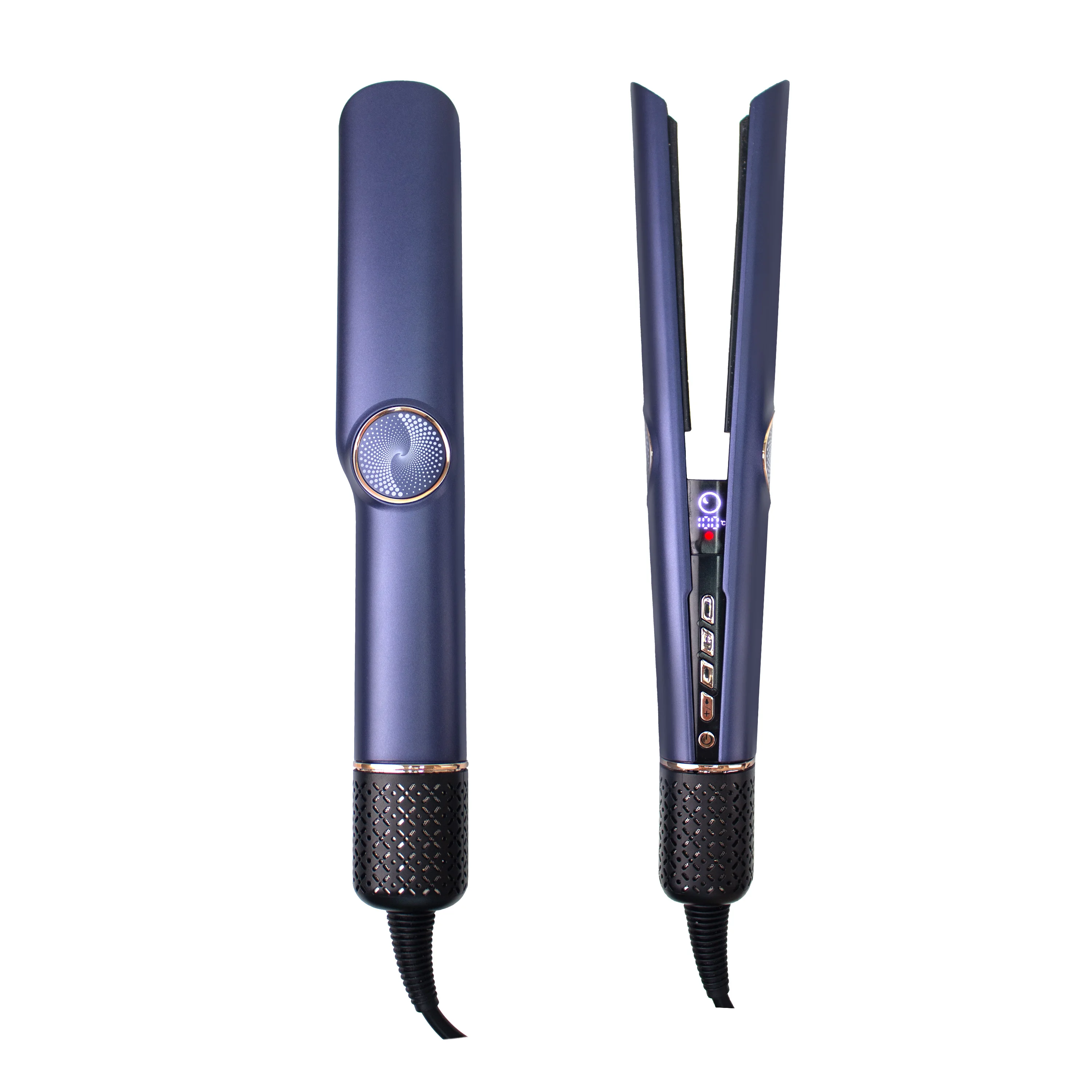 High Speed Hair Straightener 2 in 1 Cool Air Hair Styler Straightening and Curling Air Strait Hair Straightener