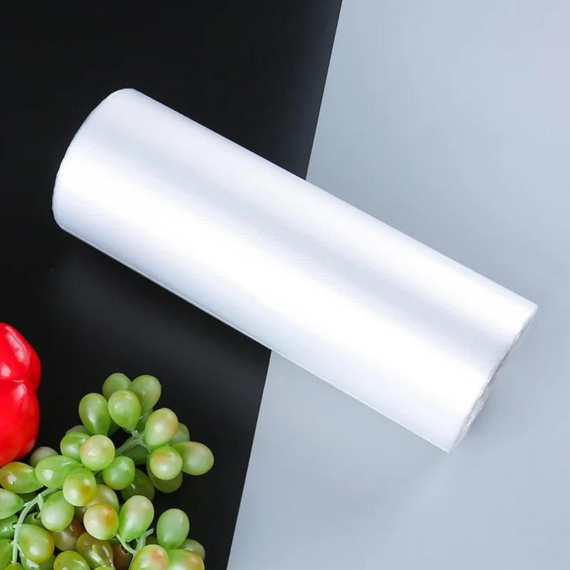 Supermarket Plastic Produce Bag on a Roll, Fruits, Vegetable, Bread, Food Packaging Storage Clear Bags
