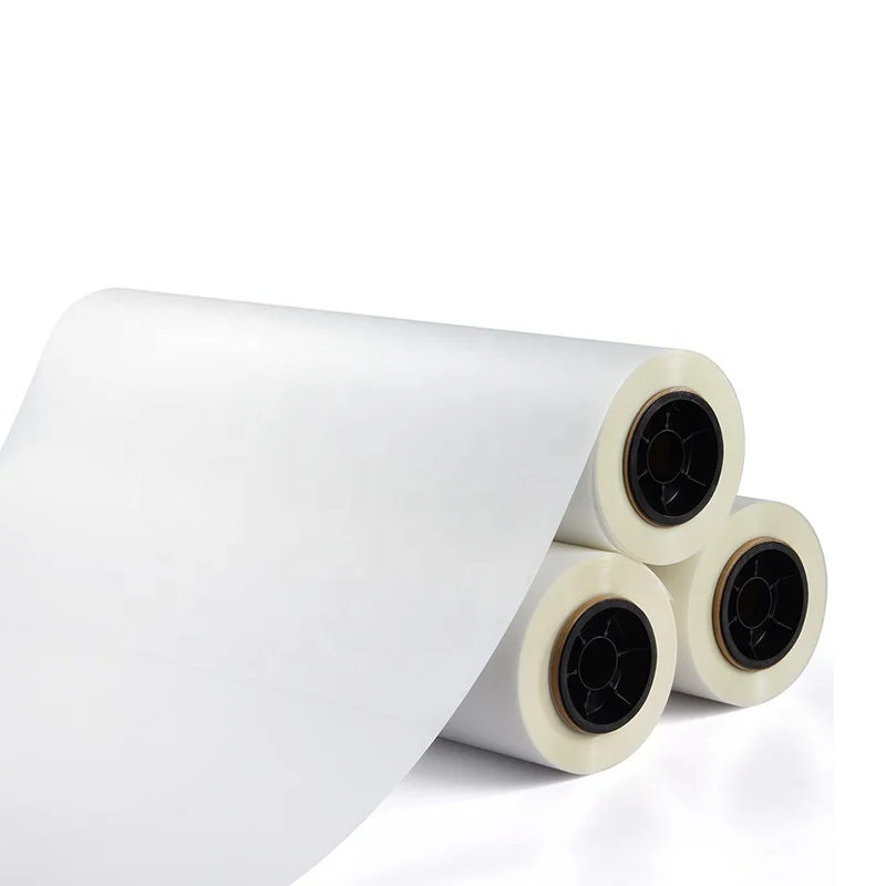 Hot Sell T- shirt hot peel Heat Transfer Transparent Pet Film 30cm 60cm dtf film dtf paper printing  dtf film roll 30cm 60cm