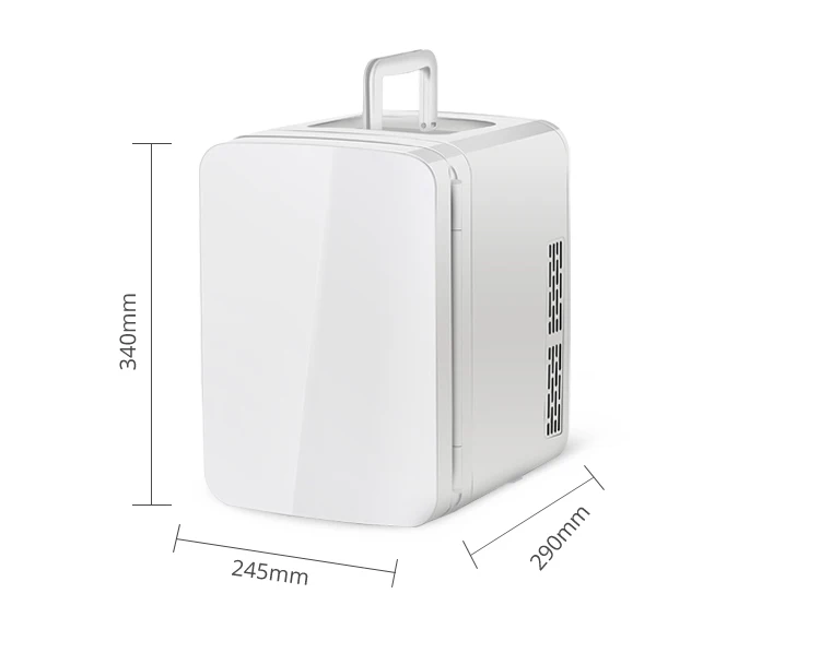 10L Custom small beauty skin care glass door mini refrigerator mini fridge for cosmetic