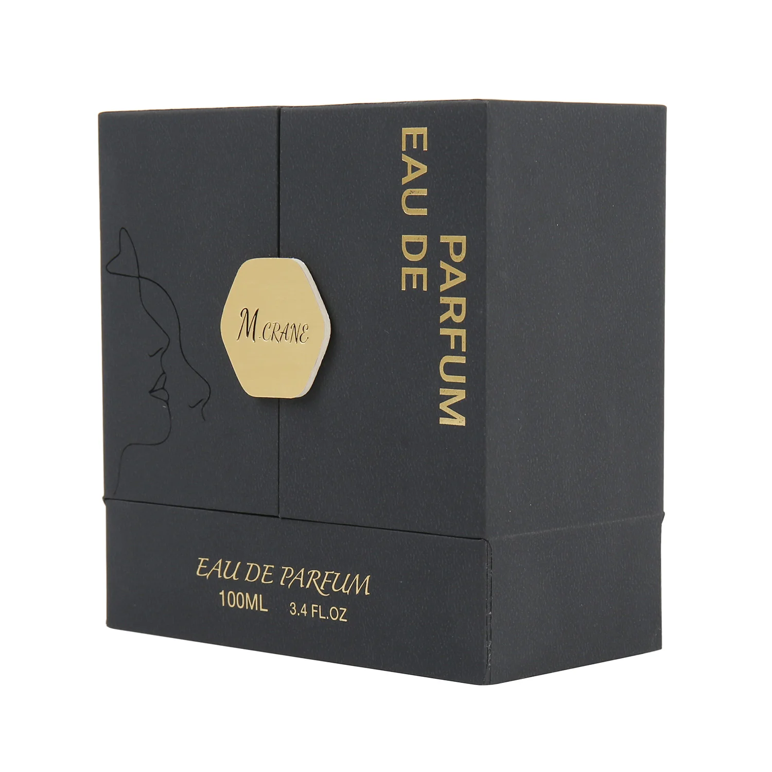 Custom luxury perfume sample glass bottles with box  perfume square box perfume small gift packaging box