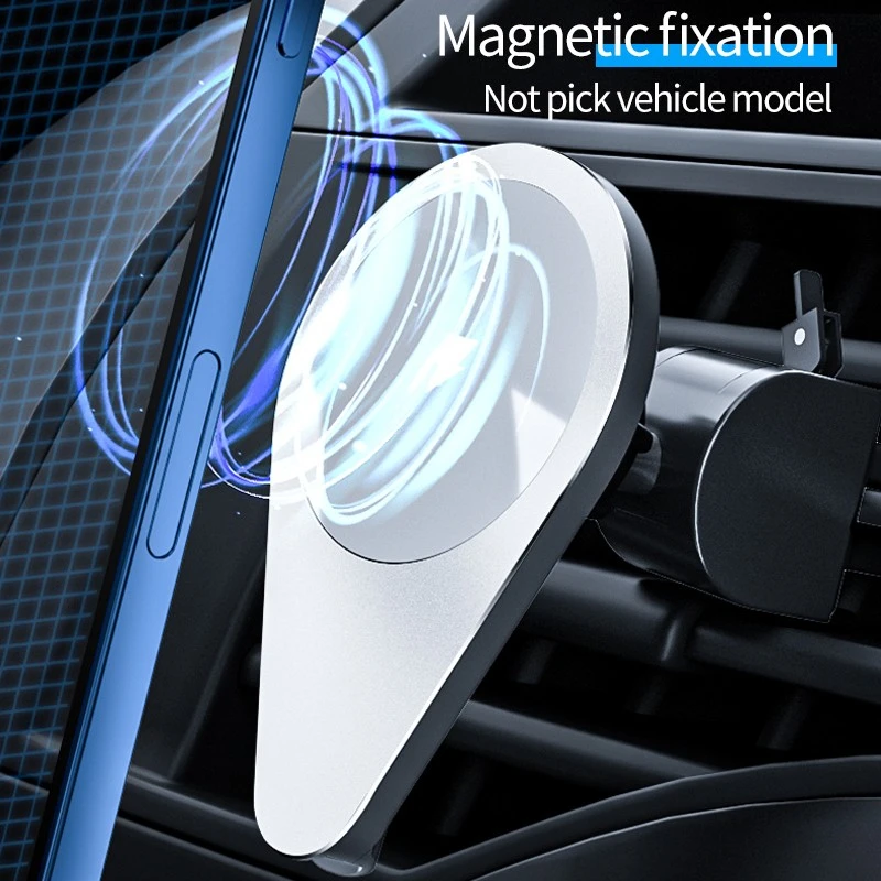 
Direct Sale Car Mount 10W Magnetic Charging Phone Holder wireless car charger for iPhone 12 pro Max Mini Dropshipper 