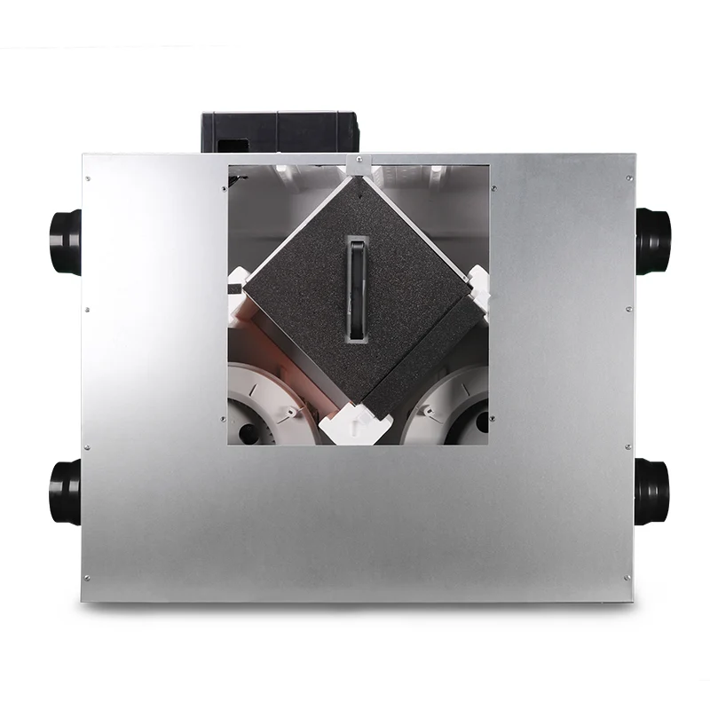 DF Airflow 29-40 DB Noise Airwoods CFA Ceiling ERV with 2000 M3/h Maximum 5th Generation Heat Exchanger
