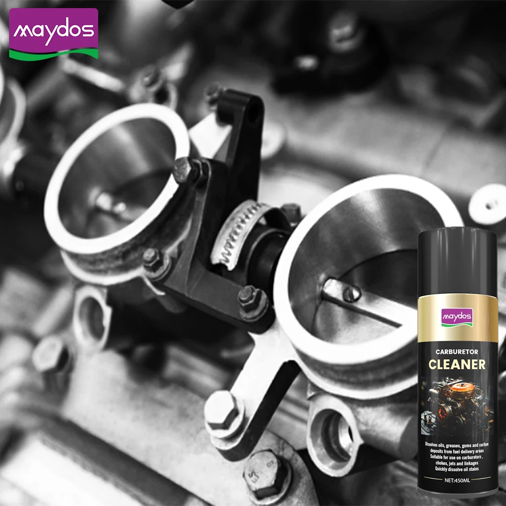 Factory direct sales 450ml Strong powerful Cleaning engine carbon cleaner spray carburetor carb cleaner