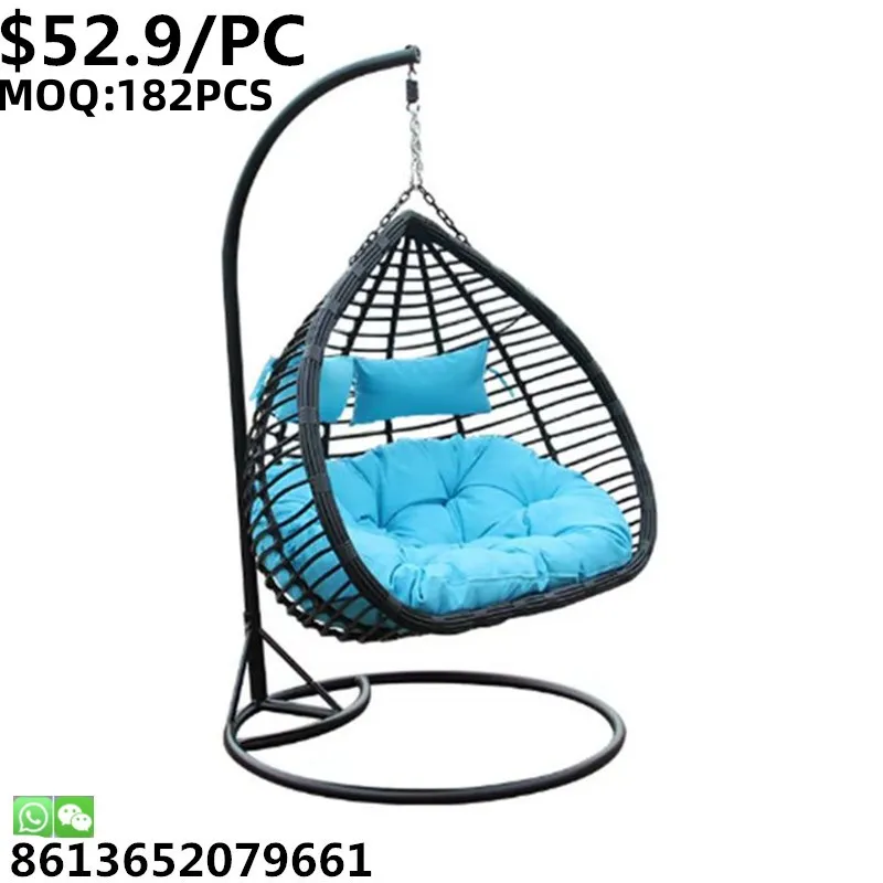 TSF wholesale rattan swing furniture wicker patio hanging chair