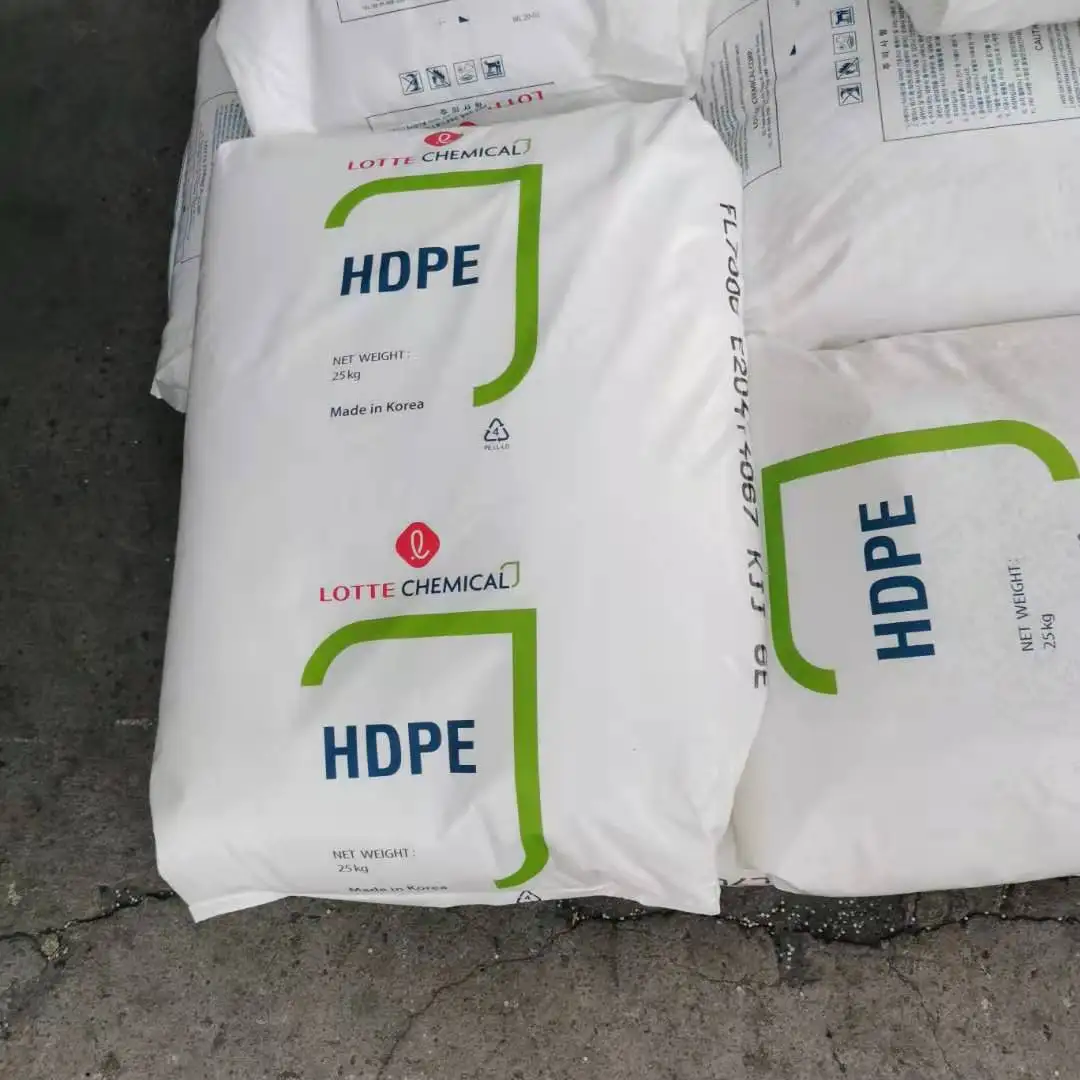 Wholesale price Lotte HIVOREX HDPE 7000F MFR 0.035 blow molding hdpe resins virgin hdpe granules for packaging film trash bags