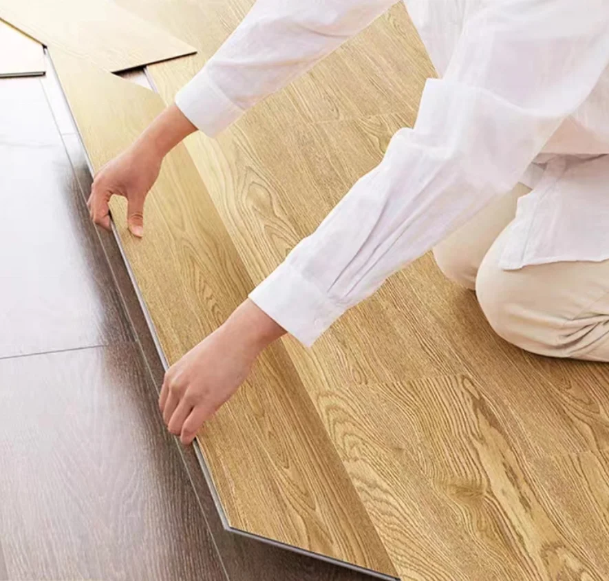 High Quality Vinyl Click Hybrid Plank Laminate Floors 7mm 8mm 12mm Marbles With Locking Connection