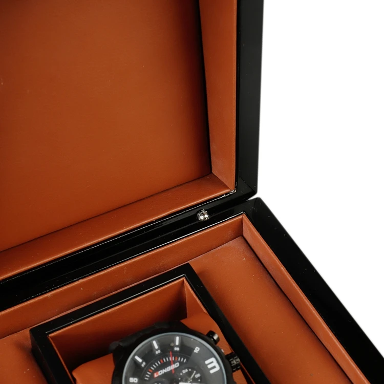 Storage Lid Boxes Men Gift Watch Wood Box High Glossy Custom Box Logo Packaging Wooden Color Paint 100 Pcs DSO1013 Accept CN;GUA
