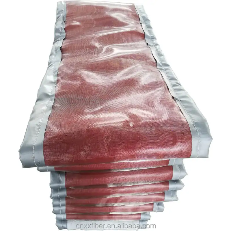 Heat Resistant Silicone rubber non-metallic fabric welding expansion flexible joint belt for Humidification Tower