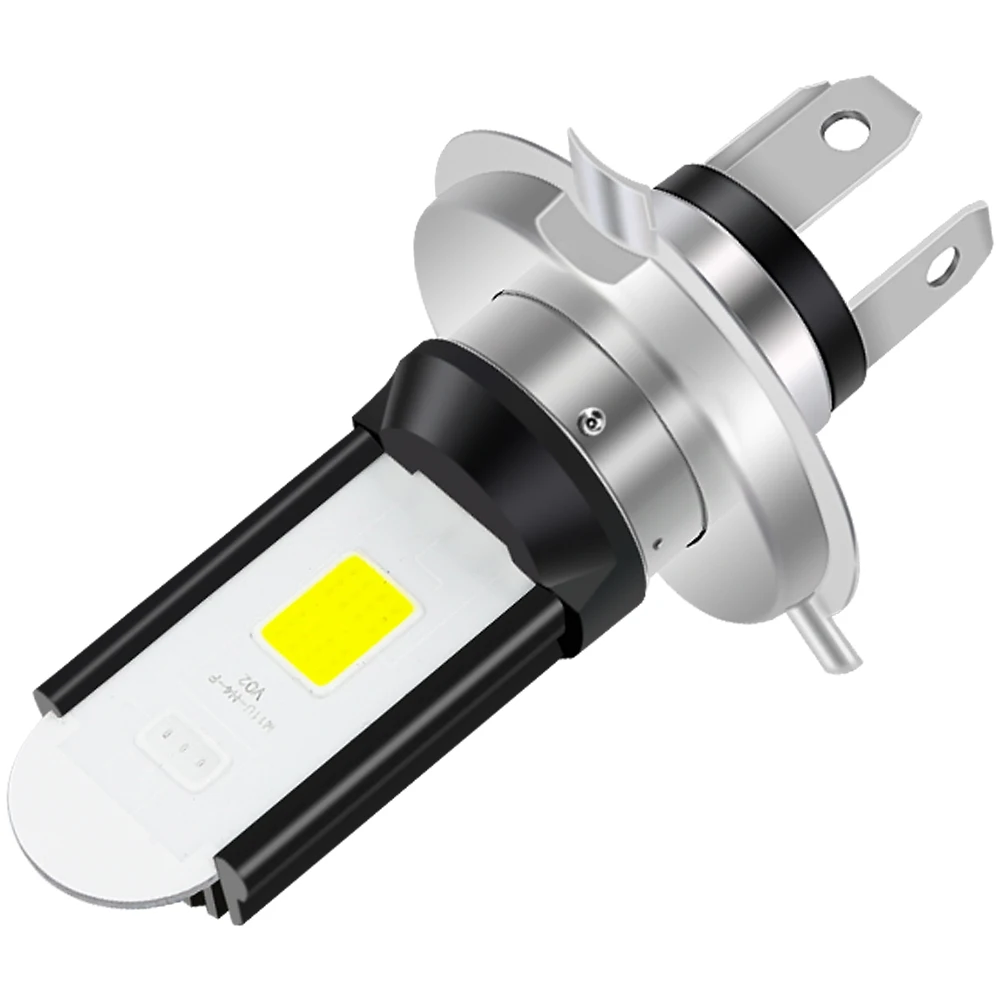 
High Density 850LM H4 P43T Led COB Headlight Bulbs 9-80V Automotive Motorcycle Lighting System DJ261 