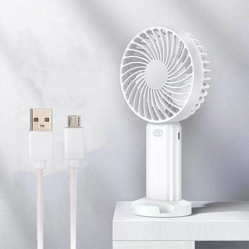 Portable usb handheld fan lash table fan electric rechargeable mini fan