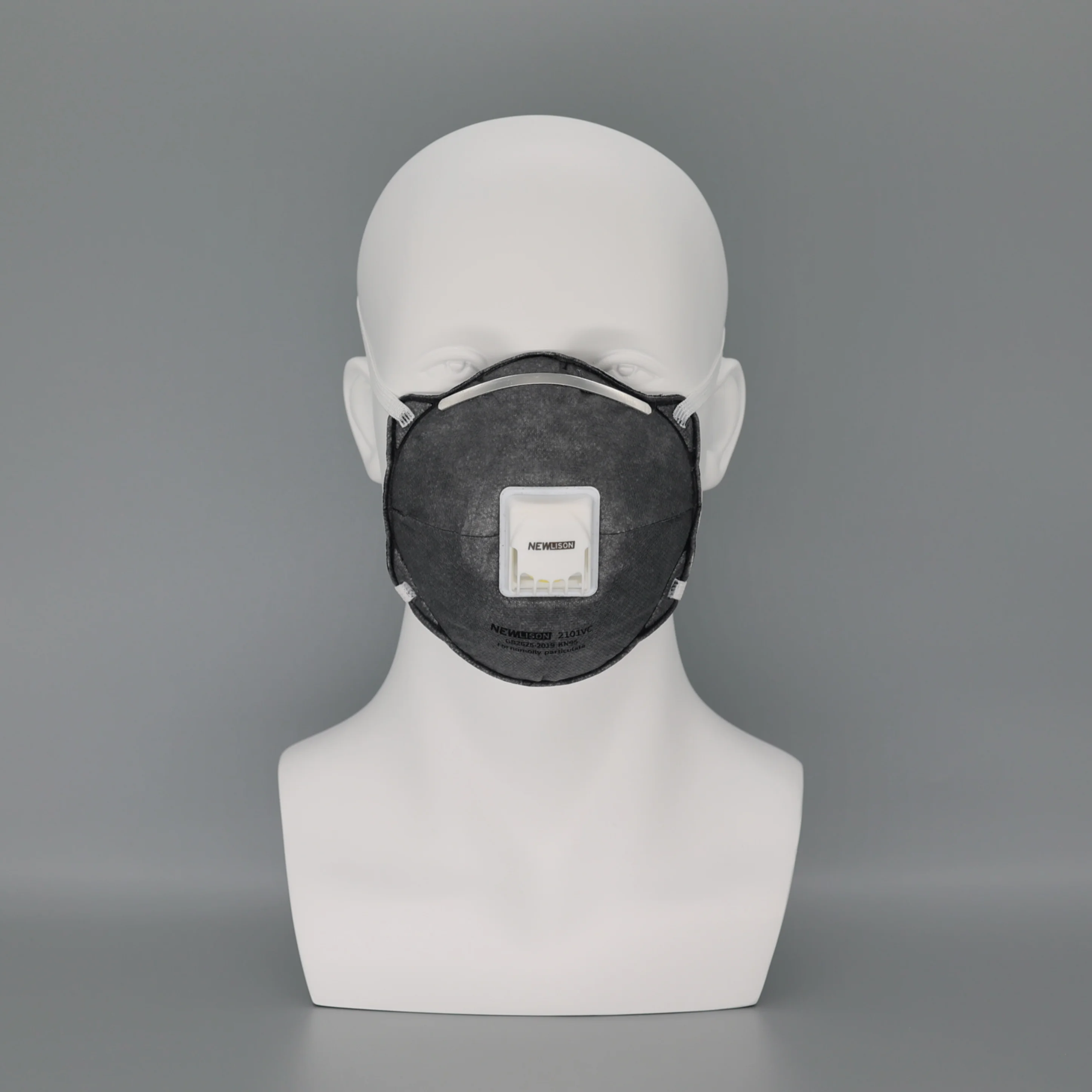 Newlison Новое поступление Сертифицировано CE FFP2 Китай Lisong Сделано белый список купить одноразовые Углеродные пылезащитные маски KN95