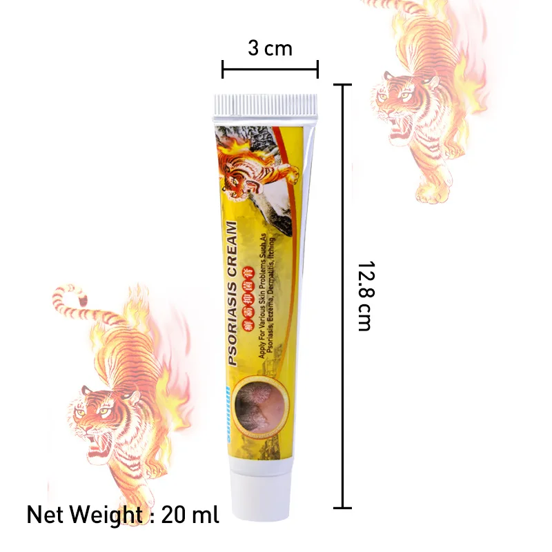 20g Herbal Antibacterial Cream Psoriasis Cream Wholesale Anti-itch Relief Eczema Skin Rash Urticaria Desquamation Treatment