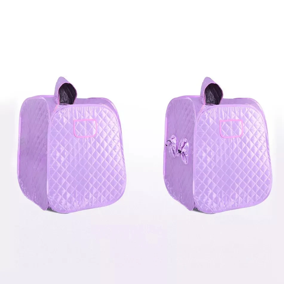 Customizable Spa Foldable Full Spectrum Salt Stone Far Infrared Sauna Room 2 Persons For Women