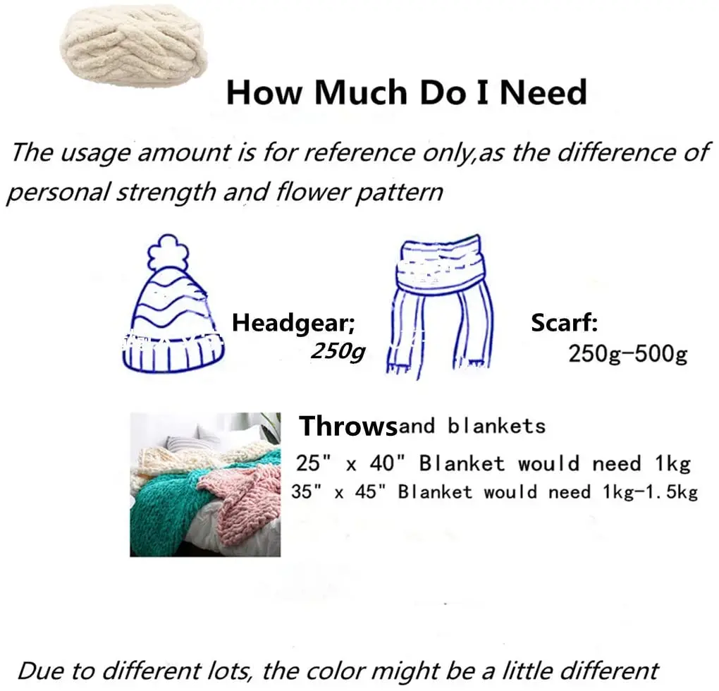 Wholesale Arm Knitting Soft Crocheting Bulk Polyester Chunky Chenille Yarn for Hand Knitting