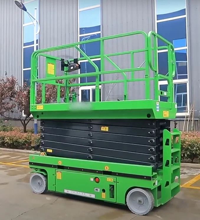 Semless Small Narrower Platforms Electric Scissor Lift for Indoor Operation