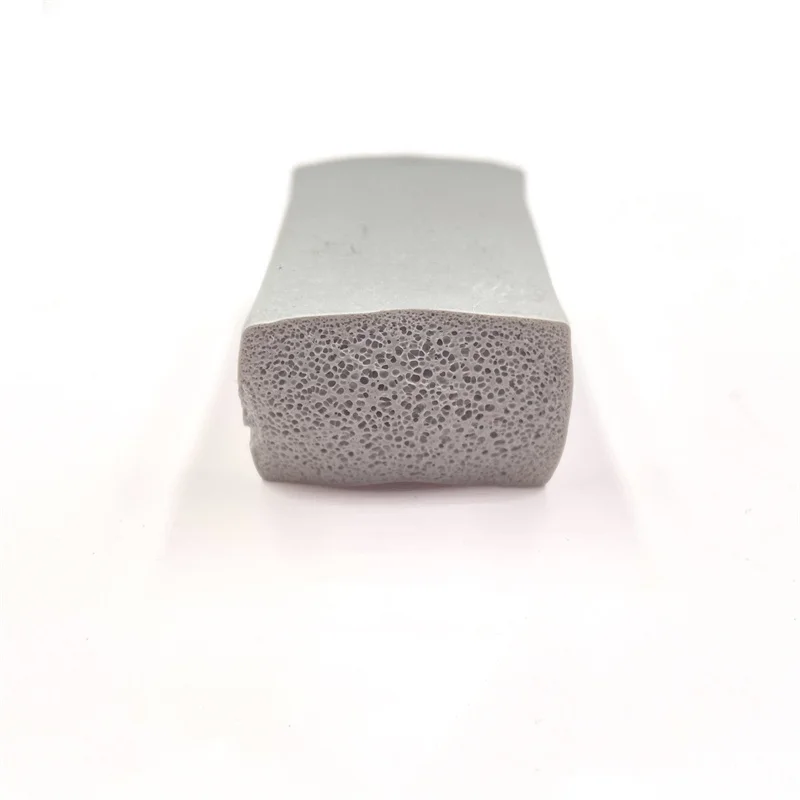 Square Silicone Foam Rubber Cord Extrusion Silicone Gasket Sponge Seal Strip for Oven Door