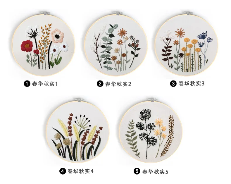 Custom China Wholesale Hand Made Embroidery Cross Stitch Set Embroidery Starter Kit Textile & Fabric Crafts