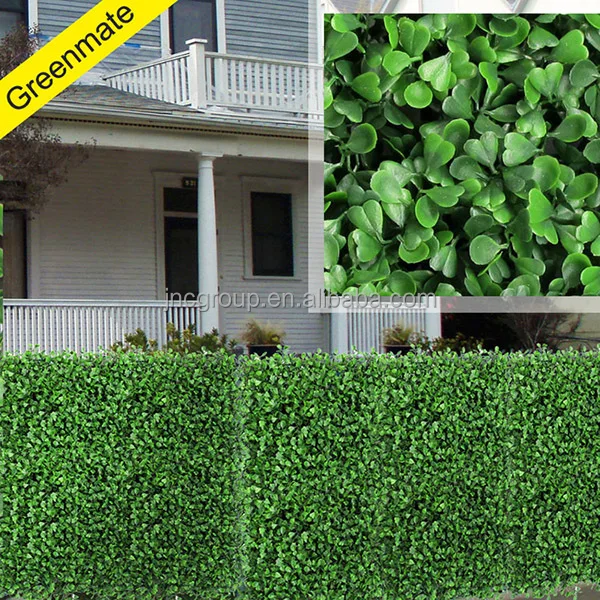 Landscape panel artificial boxwood mat