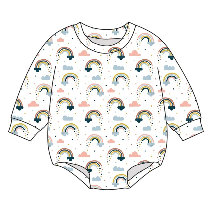 Summer Home pajamas onesie Soft print can be customized baby clothes cute for baby gift