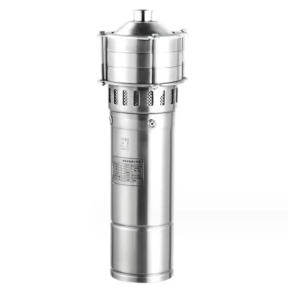 Stainless steel small multi-stage submersible electric pump, acid, alkali, and high-temperature resistant water pump