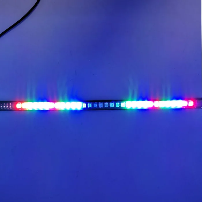 RGB 32LED Strip tail Light LED Turn Signal Brake Light and Running Tail Light for Car Motorcycle License Plate