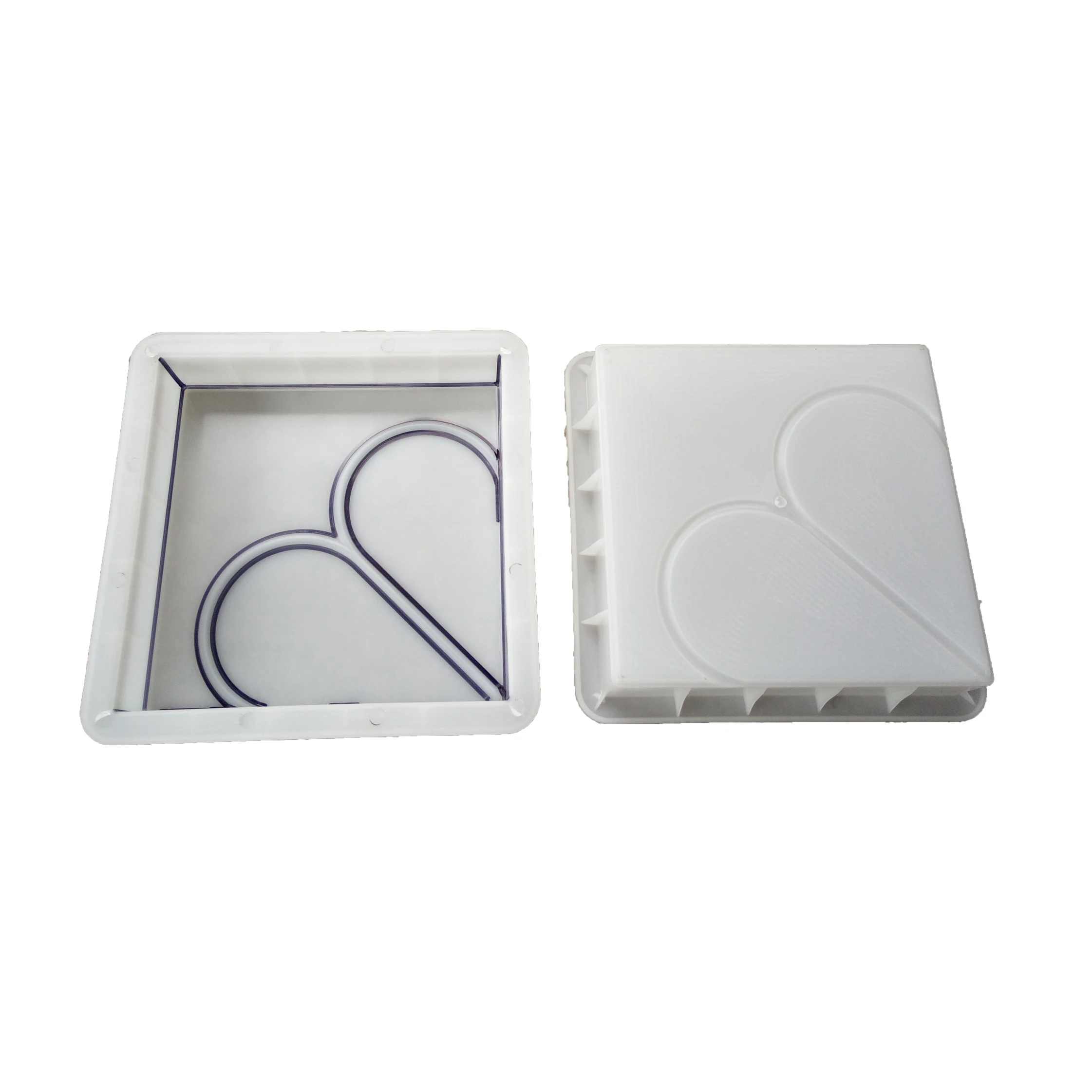 Plum Blossom Hexagon Pavement Brick Homemade Stepping Stone Concrete Floured Pattern Floor Tile Cement Die