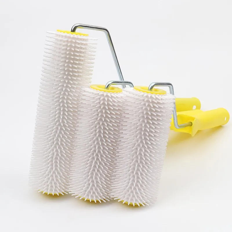 Defoamer floor paint tool self leveling cement air release needle punched roller epoxy floor coating tools PP spiked roller