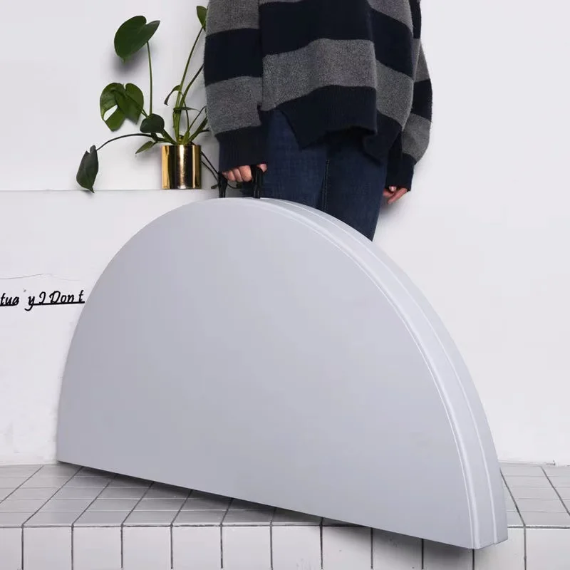 New Hot sale 5FT 10 People Round Banquet HDPE plastic Folding Dining Table For Outdoor Events